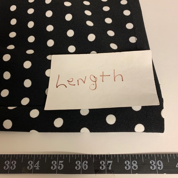 Glamour dress SZ 16 polka dots office sophisticated career business corpcore - Picture 9 of 11